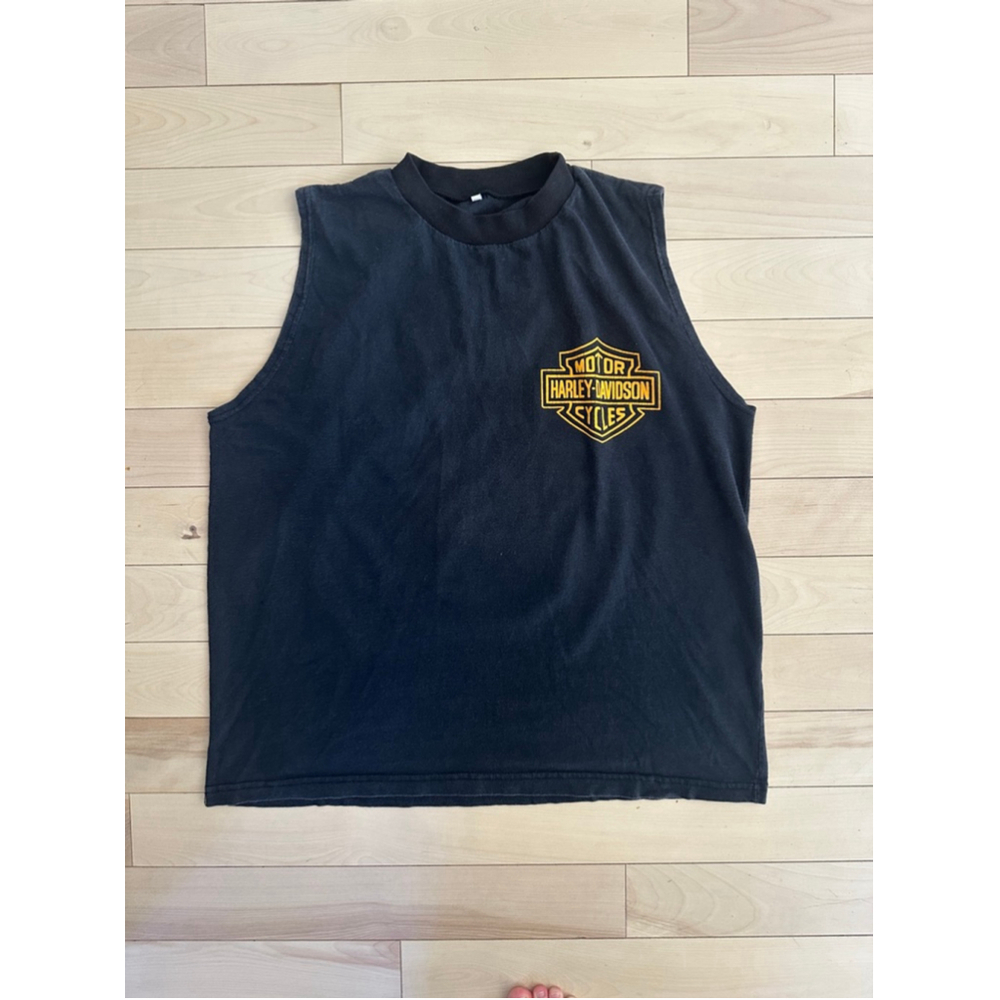 Vintage Harley Davidson Sleeveless Shirt – Acapulco Bike Week Graphic Tee Men’s - Picture 2 of 8